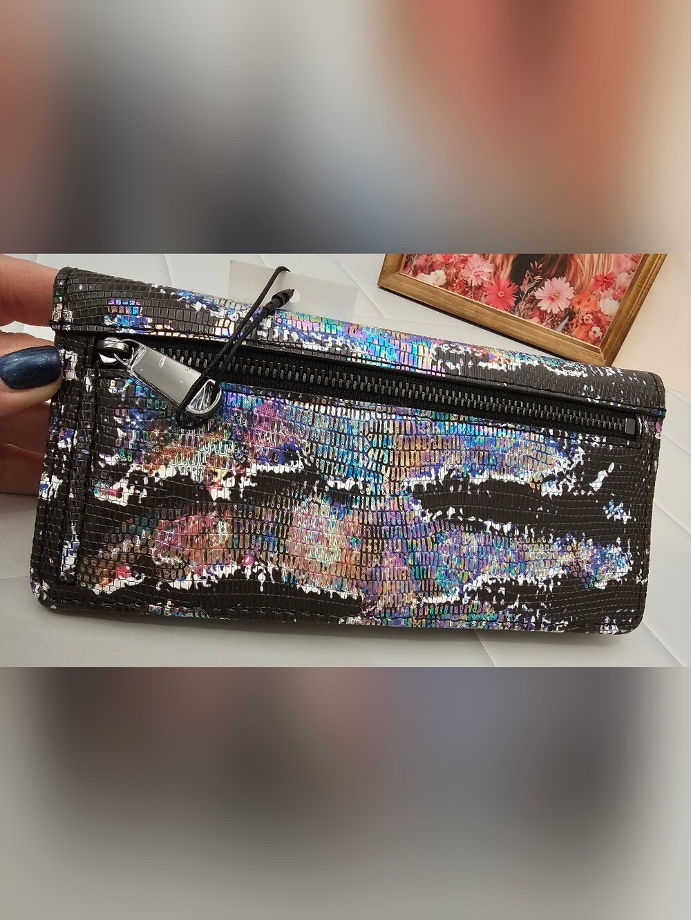 Brahmin Ady Wallet Multi Spectacle NWT Gunmetal Hardware - Picture 3 of 9